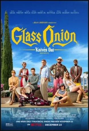 Glass Onion: A Knives Out Mystery, película de Netflix